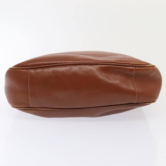 GUCCI Bamboo Hand Bag Leather 2way Brown Gold 001 1705 1638 Auth 92140 - Picture 5 of 16